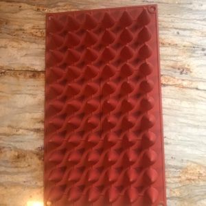 Silicone chocolate cone mold